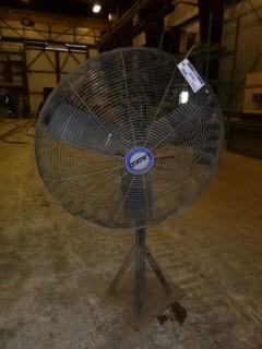 80" Lasko Industrial Fan, 120V 1 Phase, C/w Custom Built Stand (W-2-1-2)