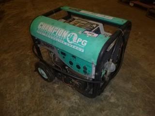 Champion 5000W LPG Powered Generator, Model ETL7007, 388cc, Single Phase, 120/240V (W-2-1-2)