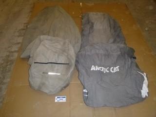 Arctic Cat Sled Tarp, C/w Sidewind Sled Tarp * Note Arctic Cat Tarp Ripped* (W-1-5-2)