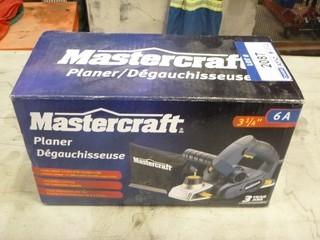 Mastercraft 3 1/4" Planer, 120V, Model 54-6626-6, C/w Dust Bag and Edge Guide (W-2-2-2)