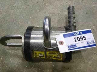 Mag-Mate VL600, 600lb Max Plate Magnet c/w Side Lift hook (W-1-3-3)