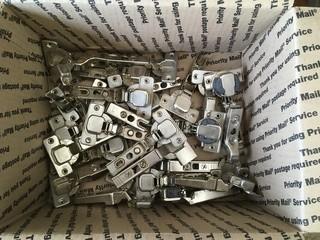 Quantity of Euro Hinges No Backer Plates.