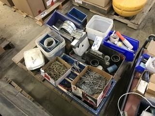 Lot of Asst. Screws, Nails, etc.