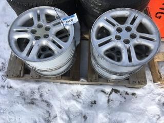 (4) Chrysler 44-16x6.5 J Rims.