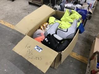 Lot of Asst. Safety Coats, Rain Suits, etc.