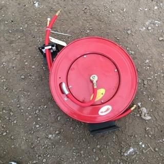 Narrow Profile Air Hose Reel.