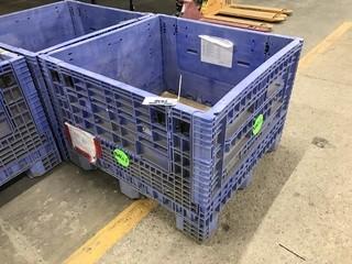 48" X 48" Plastic Crate.