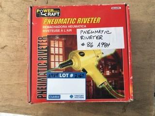 Power Craft Pneumatic Riveter.