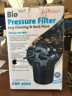 Pond Pressure Filter.