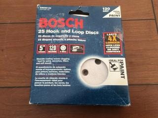 Bosch 120 Grit Orbital Discs.