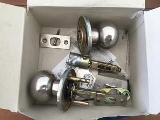 (2) Weiser Passage Lever Knobs.