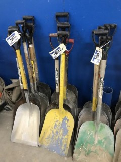 Lot of 6 Grain Shovels.