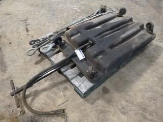 Qty Of Turnbuckles, Misc Tools, Large Drain Pan On Wheels