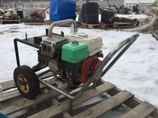 Zing Gas Powered Pressure Washer c/w Honda 5 HP.