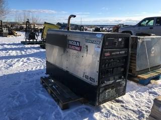 Lincoln Vantage 400 Diesel Powered Welder reading 1785.7 hours.