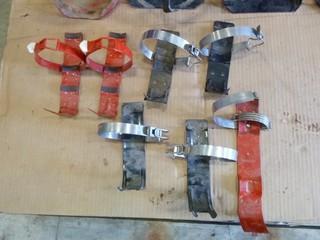 Quantity of Fire Extinguisher Mounting Brackets, (4) 20lb Brackets, (1) 10lb Brackets, (7) 5-7 lb Brackets (W-1-3-2)