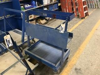 4-Wheel Sheeting Material Cart.