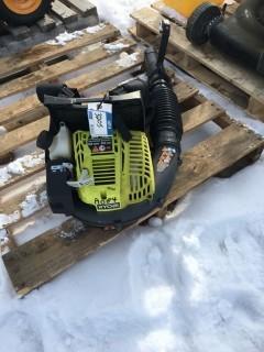 Ryobi Gas Powered Backpack Blower.