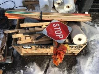 Miscellaneous Ground Stakes, Flags & Hand Signs.