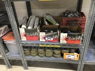 Lot of Asst. Nails, Adhesive, Electrical Boxes, etc.