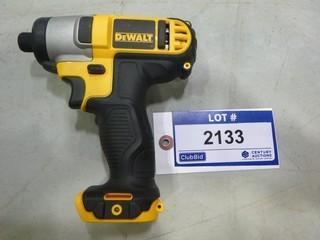 Hex Dewalt Cordless Impact Driver, 12V, Model DCF815 (W-2-4-2)