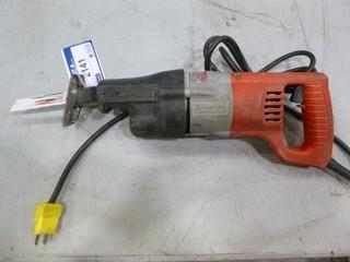 Milwaukee Heavy Duty Electric Sawzall, 120V, SN 8083397302724 (W-2-4-1)