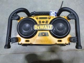 Dewalt Worksite Radio/Charger, 7.2-18V, Model DC011 (W-2-3-1)