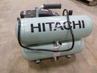 Hitachi Portable Electric  Air Compressor, 4 Gal., 2.0 Running HP, 135 Max PSI (W-2-3-1)