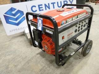  All Power 7500 Watt Generator, 25 Ltd, Model DF6500H, SN DJ090406206 *NOTE: Motor Runs, Generator Doesn't Work* (O-S-N-F)