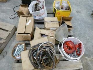 Quantity of Assorted Nuts, Bolts, U-Bolts, Fittings and Washers (W-2-5-1)