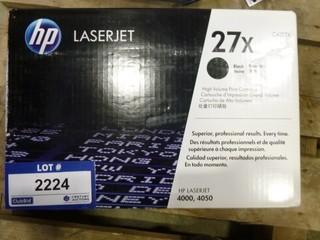 HP LaserJet 27X High Volume Black Toner (W-2-5-3)