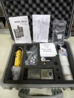 MX6 Ibrid Multi Gas Monitor, C/w Battery, Compressed Gas Tank, Charger, Calibration Cables (W-2-5-2)