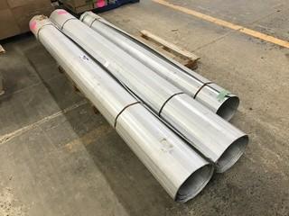 Lot of 3 Rolls of Metal Sheeting.