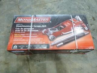 Motomaster 3 Ton Steel/Aluminum Quick Lift Garage Jack (W-3-1-2)