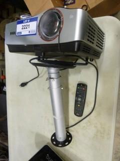 Benq Digital Projector, Model SH910, C/w Wall/Ceiling  Mount, S/N PDABD0009000Q (W-2-5-3)