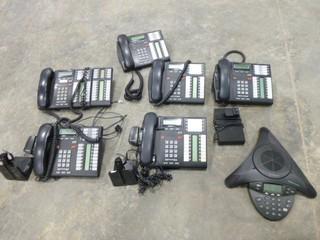 Quantity of Office Phones c/w (2) Bluetooth Headsets, D-Link Port and Conference System (W-2-5-2)