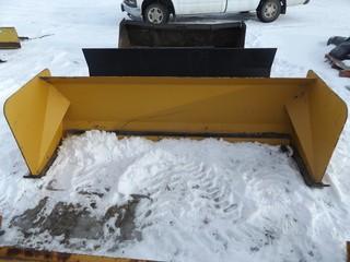 96"Skid Steer Express Snow Box Plow Bucket.