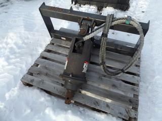 Auger Attachment For Skid Steer.