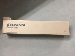 Quantity of Sylvania 25W 3500K Fluorescent Bulbs.