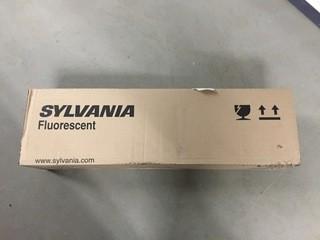 Quantity of Sylvania 45W 6500K Fluorescent Bulbs.