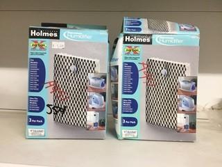 (2) Holmes 3pk Humidifier Filters