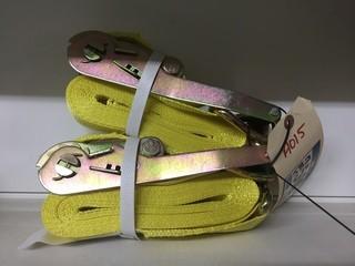 (2) 2" x 20' Ratchet Straps.