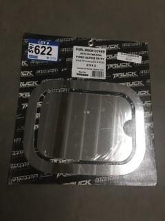 Ford Super Duty Stainless Fuel Door Cover