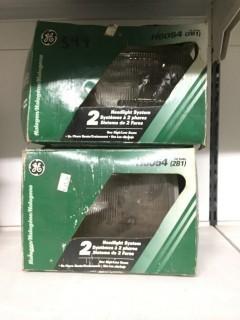 (2) GE H6054 Headlight Systems.