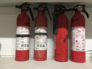 (4) Fire Extinguishers.