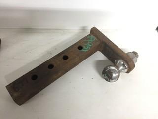 Adjustable 2" Ball Trailer Hitch.