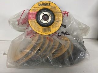 Quantity of DeWalt Grinding Wheels.