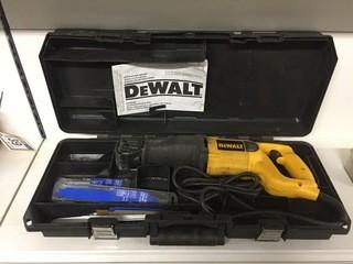 DeWalt 1-1/8" Stroke Reciprocating Saw with Blades.