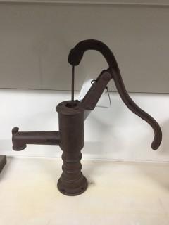 19-1/2" Cast Iron Hand Water Pump.