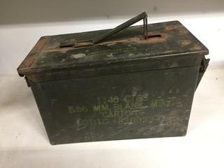 Metal Ammo Box.